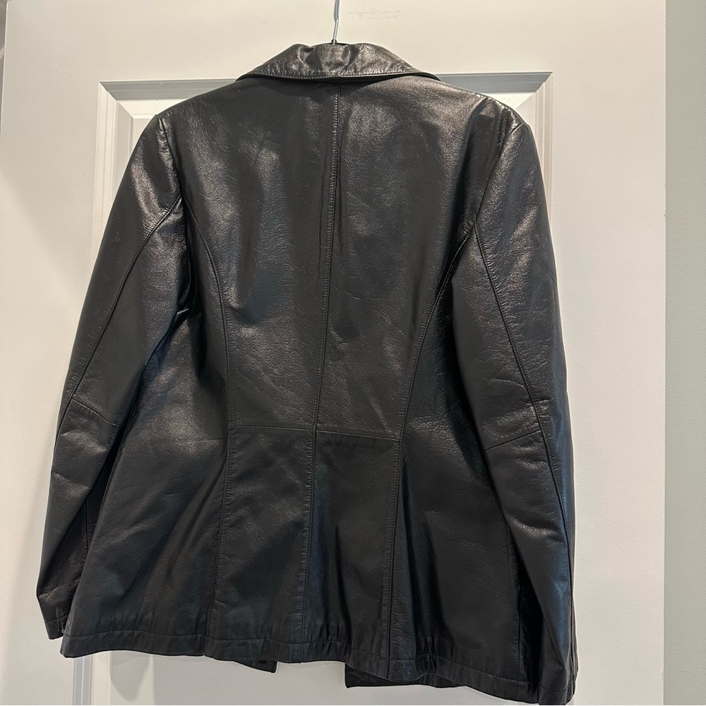 Wilsons Vintage 1988 Women’s Black Leather Jacket Size Small - Picture 8 of 8